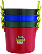 Little Giant® Plastic Muck Tub | Durable & Versatile Utility Bucket with Handles | Muck Bucket | Durable Handles | 40 Quart | Blue