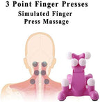 ELQ Cervical Massager, Silicone Neck Care Therapy Relaxation Shoulder Neck Corrector, for Relieving Neck and Shoulder Pain