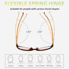Reading Sunglasses with Photochromic Lenses, Anti Blue Light,Fashion Frame Reading Glasses for Women