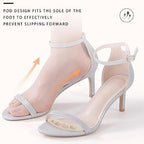 4 Pairs Ball of Foot Cushions, Gel Metatarsal Pads Non-Slip Foot Pads for Women High Heels Comfortable Forefoot Cushions for Pain Relief Reusable Sandals Cushion Insole Adhesive Shoes Inserts