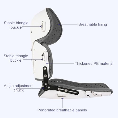 PopieL Adjustable Shoulder and Elbow Joint Fixation Brace, Shoulder Dislocation Brace, Hinged Elbow Brace with Shoulder Support, Humeral Fracture Brace, Upper Limb Splint