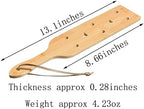 13.1inch Bamboo Paddle with Airflow Holes,Solid Durable Wooden Lightweight Paddle with Smooth Surface,Fraternity Or Sorority Greek Wood Paddle