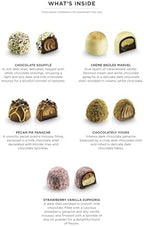 Godiva Patisserie Chocolate Truffle Gift Box, Belgian Dessert Chocolates with Ganache Center, Gourmet Gift for Birthdays, Holidays, Kosher, 24 Pc