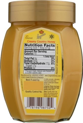 Langnese Creamy Country Honey Jar, 17.6 Ounce