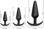 New Portable 3pcs Silicone Butt Training Tool Anales Trainer Set Plug Butt for Women Trainer Kit Adult Toys Relaxing Toys Tool for Men Women Sunglasses ZFH-9