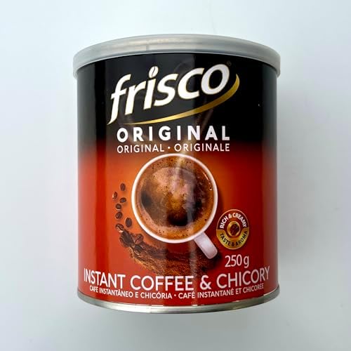 Original Instant Coffee Chicory Blend, South African Coffee, Rich Creamy Taste, Smooth Everyday Hot Beverage, 250g Tin