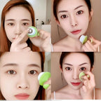 2 Pack Mini Potted Plant Eye and Face Massage Roller, Handheld Desk Decor Roller Ball for Neck and Body