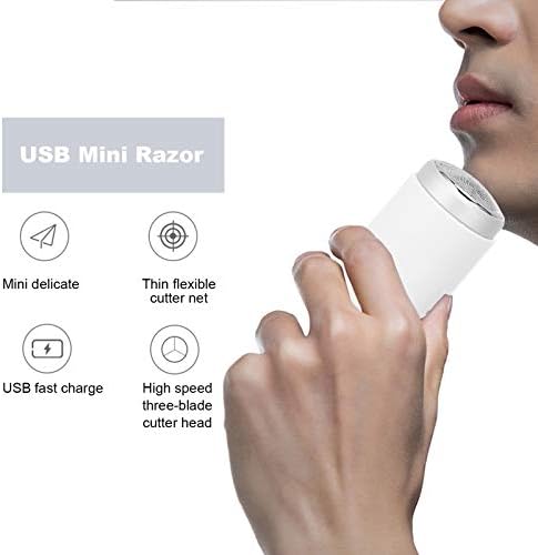 Men's Electric Shaver, USB Shaver, Men's, Rechargeable Powerful Motor Portable Travel Beard Shaver