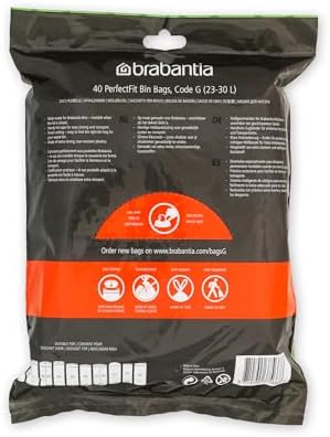 Brabantia 375668 Bin Liners Dispenser Pack, 23/30-Liter