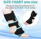 Plantar Fasciitis Night Splint - Upgrade Therapeutic Support Brace for Plantar Fasciitis, Foot Drop & Achilles Tendonitis, Fits Men & Women(1PC,Black)