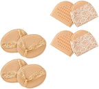 Healeved 4 Pairs Forefoot Shoe Pads Pain Relief Gel Cushion Pads for High Heels Breathable Invisible Forefoot Socks for Women Comfortable Arch Support