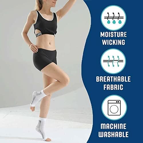 GINGER TECH 2Pairs Compression Socks, Ankle Arch Support Socks, Soothesocks for Neuropathy Pain, Compression Foot Sleeves, Suitable for Men & Women Sports (L/XL, Black)