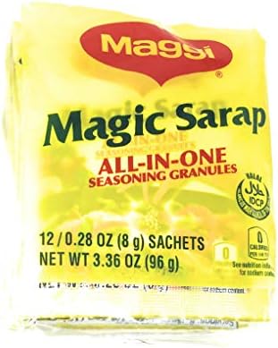 Maggi Magic Sarap, All In One Seasoning Granules, 12 Sachets (12 x 0.28 oz (8g))