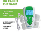 AccuRelief TENS Unit Pain Relief System - Muscle Stimulator For Pain Relief From Back Pain, Neck Pain, And Other Body Pains - Clinical Strength OTC Approved