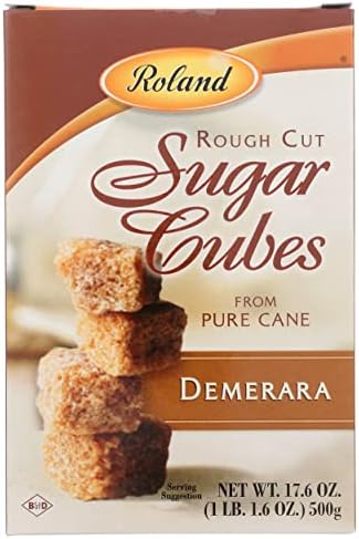 Roland Rough Cut Demerara Sugar Cubes - 17.6 oz