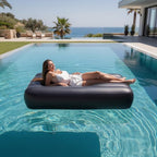BBL Bed with Hole for Sleeping After Surgery, Black PVC Inflatable Recovery Mattress with Built-in Electric Pump | Brazilian Butt Lift Post-Op Air Bed