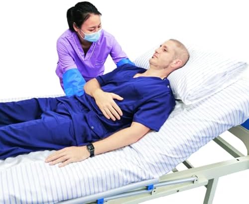 Easy Slide Gloves Patient Slide Sheet for Repositioning and Adjusting Patients or Elderly in-Bed Durable and Washable by Machine One Pair