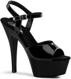 Pleaser Women's Kiss-209 Ankle-Strap Sandal