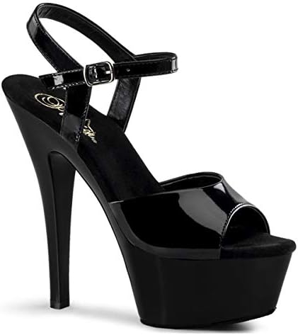 Pleaser Women's Kiss-209 Ankle-Strap Sandal