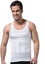 Frogwill Mens Posture Correction/Support/Pain Relief Slimming Body Vest Shirt (L, White-New)