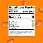 Tic Tac Orange, On-the-Go Pocket-Sized Mints, 200 pieces, 4 Bottle Packs, 3.4 oz Each