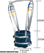 Medical Lift Equipment,Full Body Walking Standing Aids,Patient Lift Sling with Four Point Support,Full Body Transfer Belt Strap Patient Hoist Sling,for Leg Lumbar Relief Trainer,Adjustable Wai