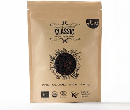 Organic Clove Bud Whole - Whole Cloves Organic for Cooking from Sri Lanka | Organic Spice Shop 7 oz (200g) Eco-Friendly Resealable Bag