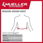 MUELLER Sports Medicine Lumbar Back Brace with Removable Pad, Ideal for Upper and Lower Back Pain, Relief & Support for Men and Women, Strains, Sciatica, Scoliosis