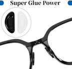 20 Pairs Eyeglass Nose Pads for Glasses Anti-Slip Stick On Silicone Cushions Soft Comfortable Replacement Adhesive Nosepads Reduce Pressure Prevent Slipping for Sunglasses Reading Glass Plastic Frames
