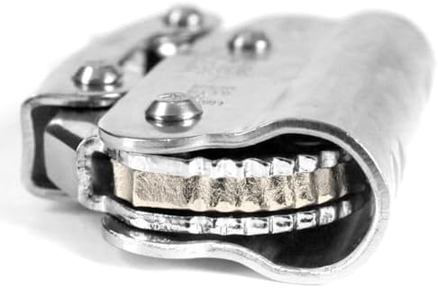 Climb Self Locking Rope Grab - Alloy Steel, Safety Protection 25 kN(Aprx 300LB), Used with 5/8’’ Lifeline Rope, for Construction, Climbing, Fall-Protection (Round Lock)