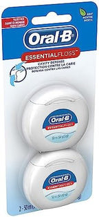 Oral-B EssentialFloss Cavity Defense Dental Floss, 50 M, 2 Pack