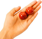 Amazing Gemstone Red Jasper Crystal Ball - 1 Inches Crystal Sphere Meditation Balls for Witchcraft and Decorative Balls - Crystals and Healing Stones Beginners Gift (Pack of 1)