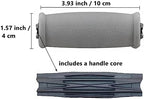 Crutch Underarm Pads and Crutch Hand Grip, Universal Crutch Armpit Pad Cover, Crutch Handgrip with Handgrip Core, Under Arm Soft Cushioned Covers for Crutches Accessories(4 Pack)