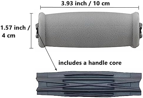 Crutch Underarm Pads and Crutch Hand Grip, Universal Crutch Armpit Pad Cover, Crutch Handgrip with Handgrip Core, Under Arm Soft Cushioned Covers for Crutches Accessories(4 Pack)