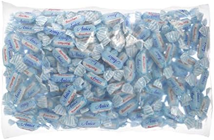 Sperlari "Anice" Anise Hard Candy Bulk Bag, Individually Wrapped Italian Sweets, 1 Kg / 2.2 Lbs Bag (1-Pack)