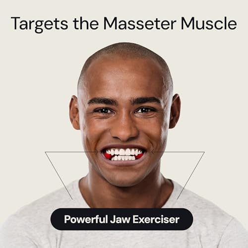 Mayena Jaw Exerciser Classic | 4 Set Silicone Jawline Exercisers | Powerful Jaw Trainer & Jawline Shaper | Strengthens Facial Muscles & Defines the Jawline