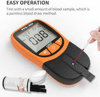 URIT 5 in 1 Lipid Test Kit with 10 Cholesterol Test Strips for Home Use (PFS-30A