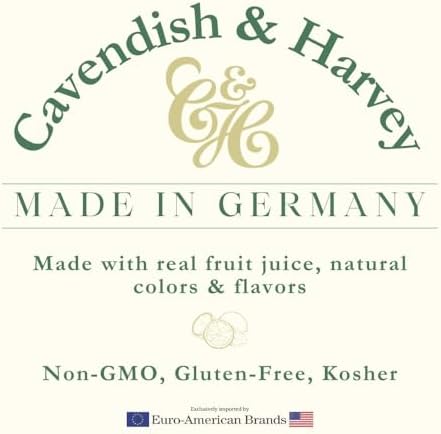 Cavendish & Harvey | Mixed Fruit Hard Candy Drops | 5.3 Ounce Tin