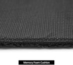 QWORK Wheelchair Armrest Cover (Pair) - Memory Foam Sheepskin Pads for Reduce Pressure Points Discomfort -Soft Wheelchair Cushions for Arm