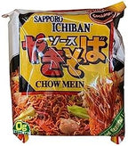 Sapporo Ichiban Sauce Yakisoba. Stir-fried Noodles. Savory Sauce. Comfort Food. Quick Meal. Authentic Asian Flavor. Japanese Instant Noodles – 3.8 Oz (pack of 8)