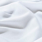 Massage Table Cover Sheet with Face Hole, Fitted Massage Couch Sheet for Beauty Salon Spa, Elastic Cord Edge Anti-Slip Design All-round Wrap in Polyester(White)