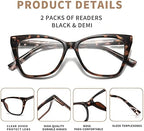 Oversized Reading Glasses Women Cat Eye Photochromic Computer Reader Stylish Ladies Designer Fashion Big Unbreakable Eyewear
