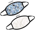WIRESTER Unisex Cloth Face Mask Washable and Reusable, 2 Layer Fabric Face Cover Fashionable Design