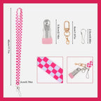 2pcs Back Zipper Pull Helper with Hooks, Single-Hand Zipper Assistant for Tight Dresses Boots Shoes Skirts Bags, Convenient Zip Puller Aid Tool for Alone Women Seniors Travelers & Long Nails (Pink)