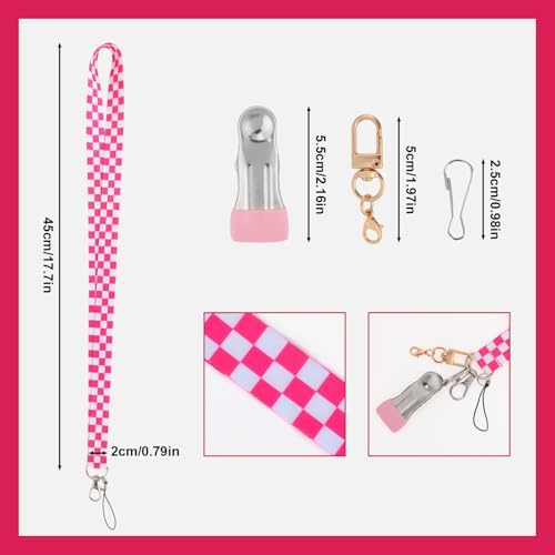 2pcs Back Zipper Pull Helper with Hooks, Single-Hand Zipper Assistant for Tight Dresses Boots Shoes Skirts Bags, Convenient Zip Puller Aid Tool for Alone Women Seniors Travelers & Long Nails (Pink)