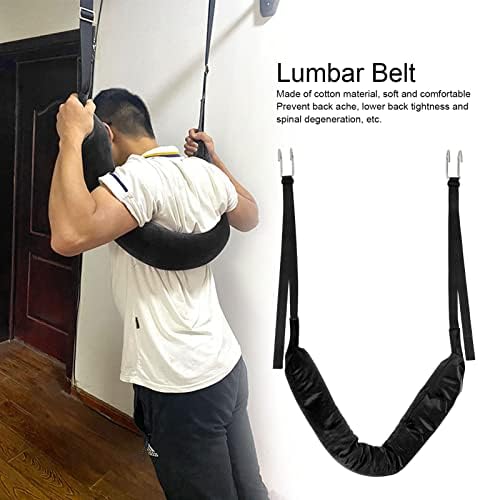 YUYTE Spine Decompression Back Traction Device for Decompression, Soft Material, Lightweight Practical (Black)