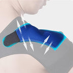 HAPPYNA Shoulder Support Compression Shoulder Brace Men Women, Dislocated Ac Joint, Frozen Shoulder, Arthritis, Scapula Tendinitis, One Size,Right-B
