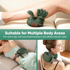 2025 Bionic Shoulder & Neck Massager with Heat - 4D Kneading Finger Massage, Wireless, Ergonomic Design for Muscle Pain Relief, Ideal for Home, Office & Travel