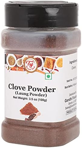 TAJ Premium Indian Clove Powder (Ground Cloves), (3.5-Ounce)