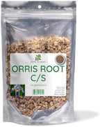 Herb To Body Orris Root Cut & Sifted - 4oz, Wildcrafted Iris Germanica, Naturally Dried Whole Orris Root Pieces for Herbal Preparations, Potpourri, and DIY Crafting